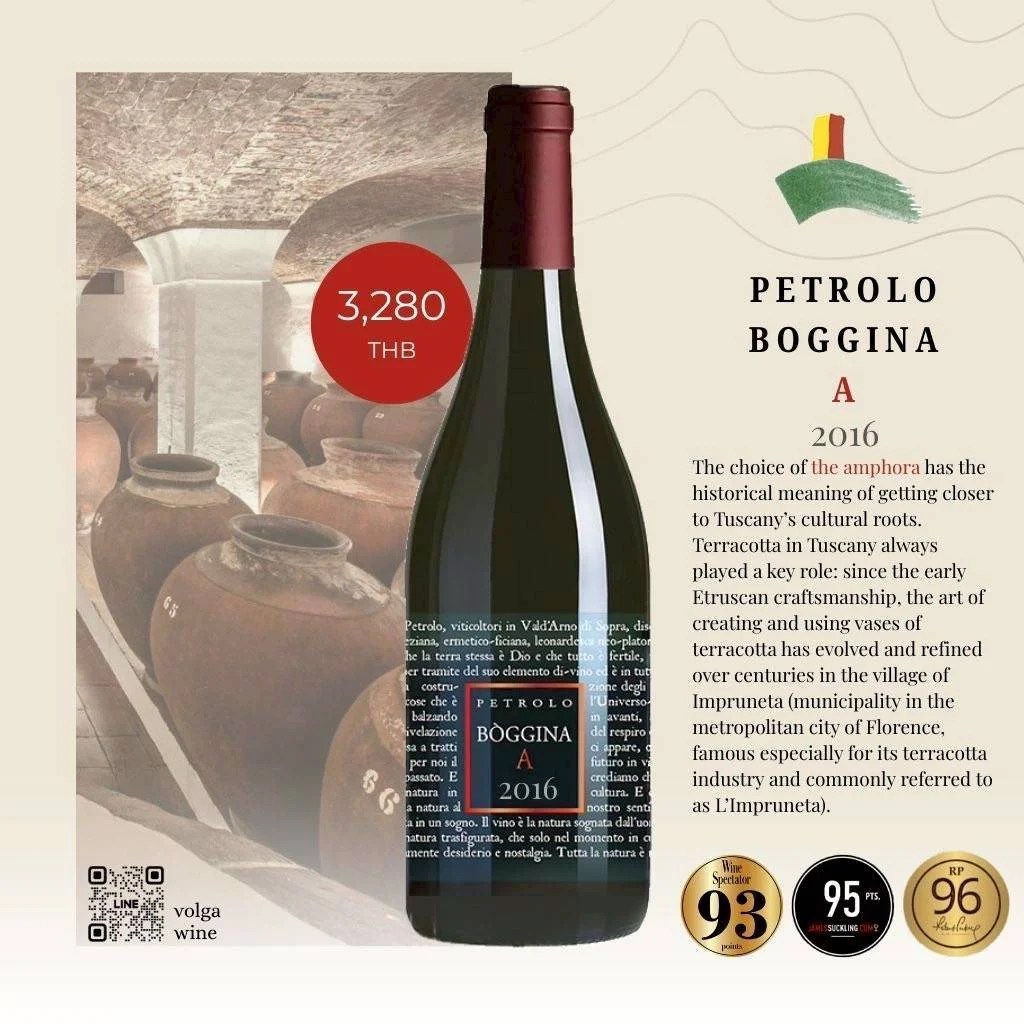 Tuscany Wine ซึ่งเป็นไวน์จากเขตภาคกลางของอิตาลี ซึ่งเมื่อพูดถึงแคว้นนี้แล้ว เราจะนึกถึงไวน์ที่ทำจากองุ่น Sangiovese เช่น ไวน์ Brunello หรือ Chianti หรือไม่ก็นึกถึงไวน์ Super Tuscan ซึ่งเป็นไวน์ที่ฉีกกฎการทำไวน์แบบดั้งเดิม