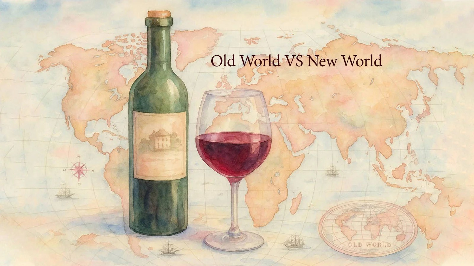 Old World VS New World Wine – รู้จักไวน์โลกเก่าและโลกใหม่